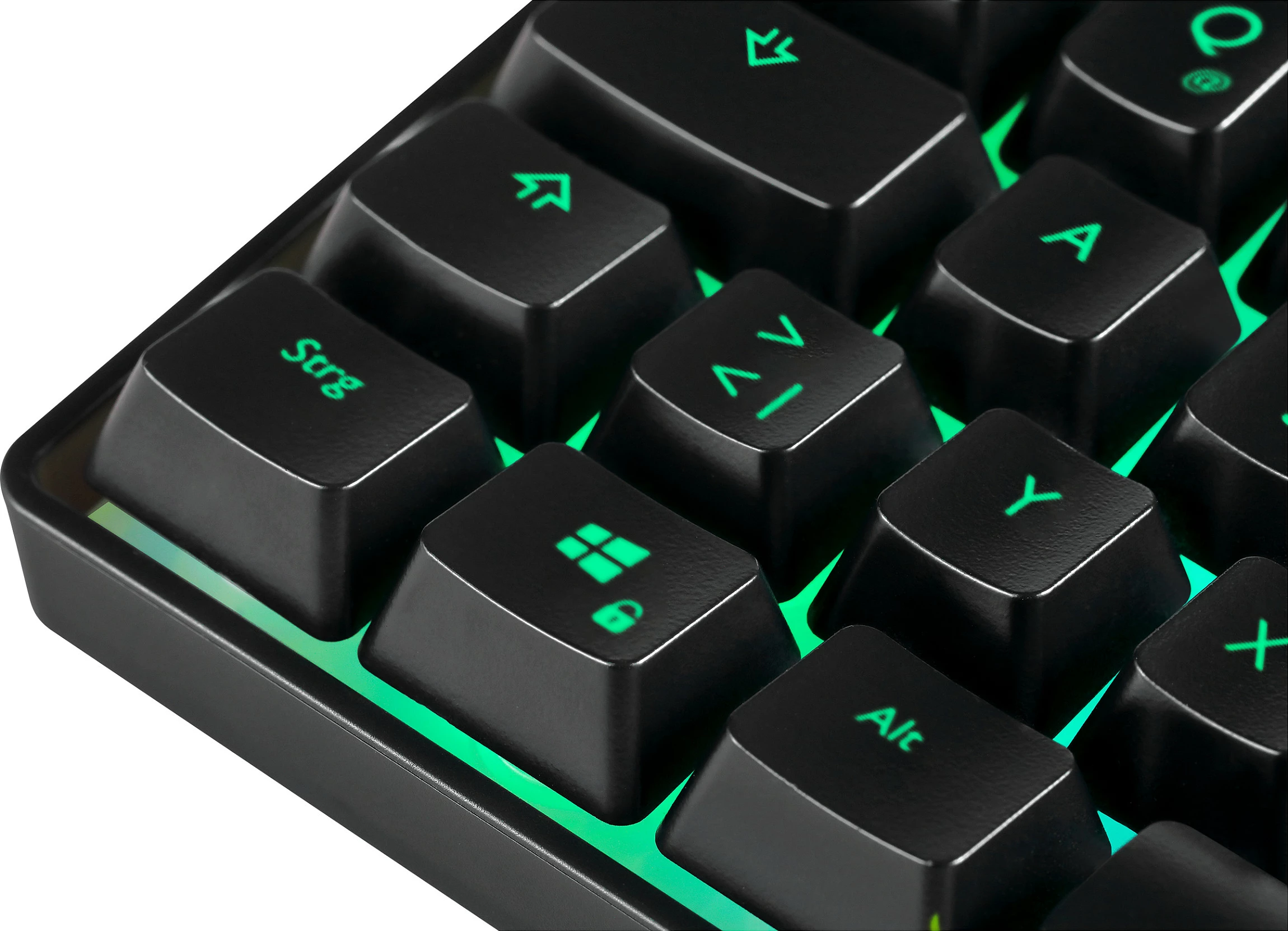 Tastierë gaming Deltaco DK240 mini 60%, RGB, USB, e zezë
