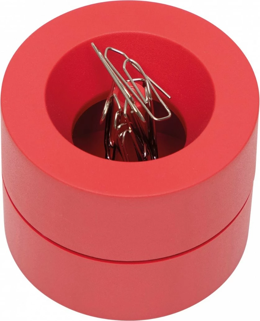 Aksesor zyre MAUL MAULpro plastikë magnetik, i kuq, 73x73x60mm