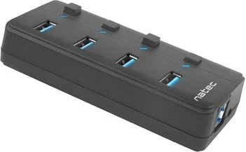 Hub Natec USB 3.0, 4 porte, i zi