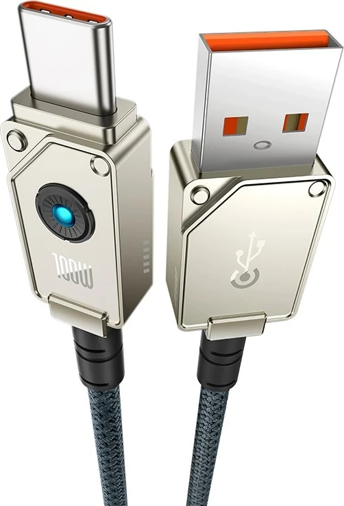 Kabllo USB Baseus Unbreakable, 2 m, 100 W, Bardhë