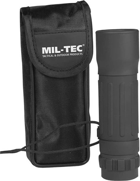 Monokular MIL-TEC 10x25, i zi, me çantë