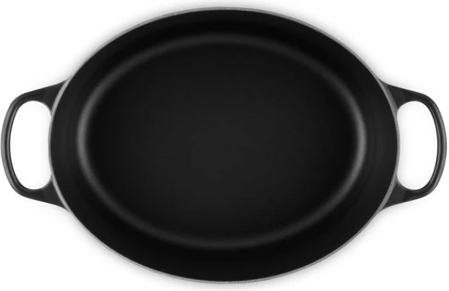 Tavë pjekjeje ovale Le Creuset Signature 35 cm, e zezë