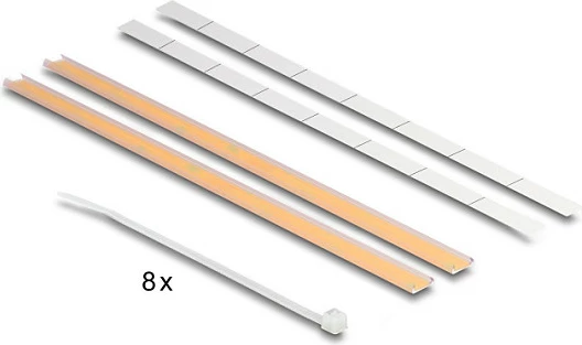Panel patch DeLOCK 19" D-Type, 8 porta, 1U, i zi