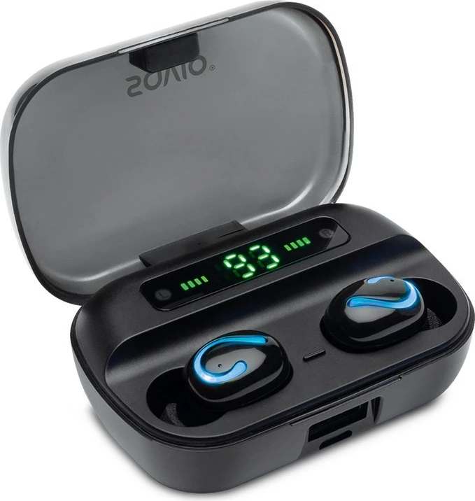 Kufje me bluetooth Savio TWS-06, e zezë