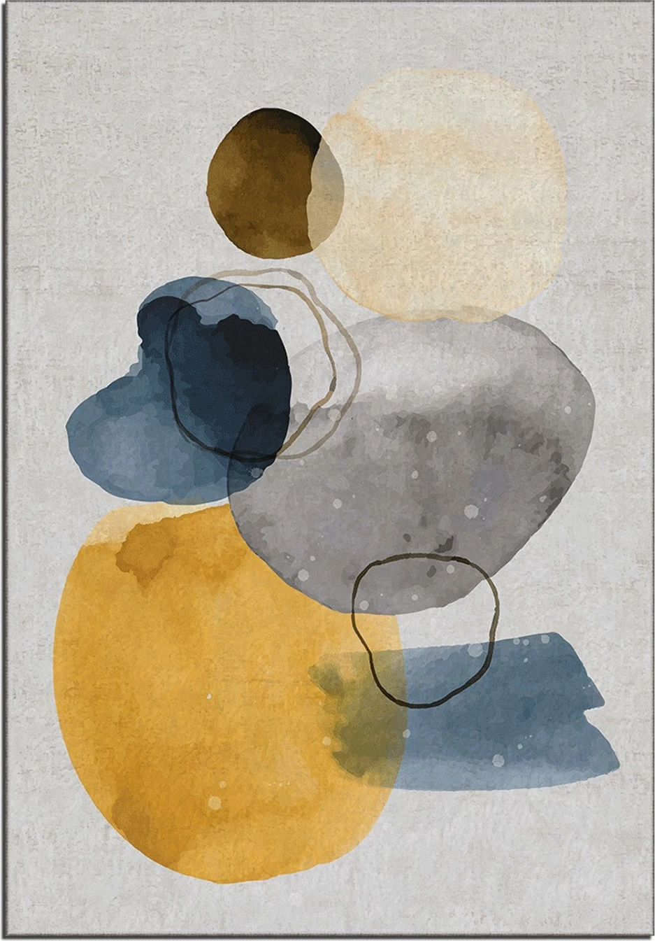 Qilim Conceptum Hypnose, shumëngjyrësh, 120x180cm, Alho Carpet-38A