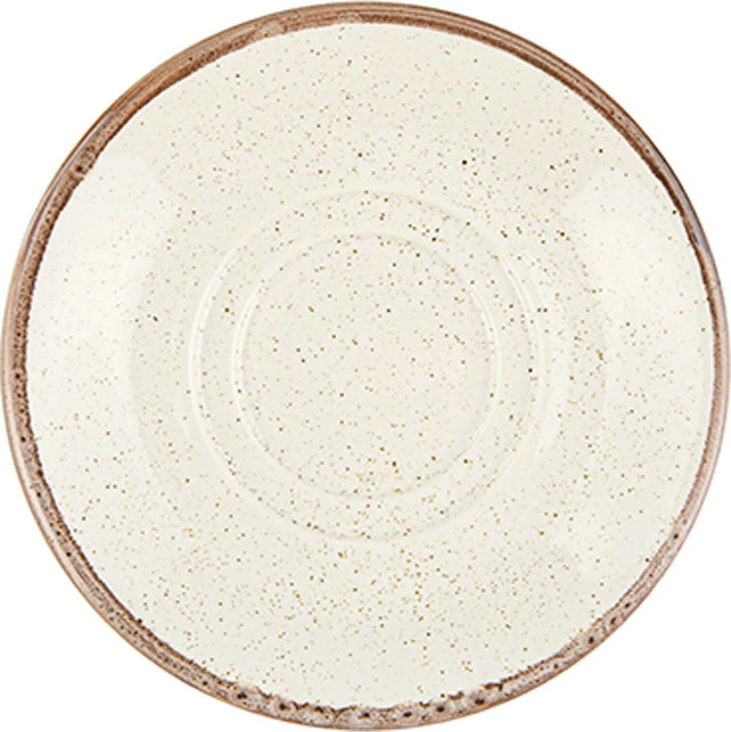 Pjatëz për filxhan të stackueshëm Porland Seasons Sand 150 mm, krem-bezhë, set 6 copë