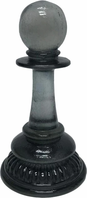 Dekor PIONART figurë shahu, ngjyrë e zezë, 9.2x9.2x18.5cm