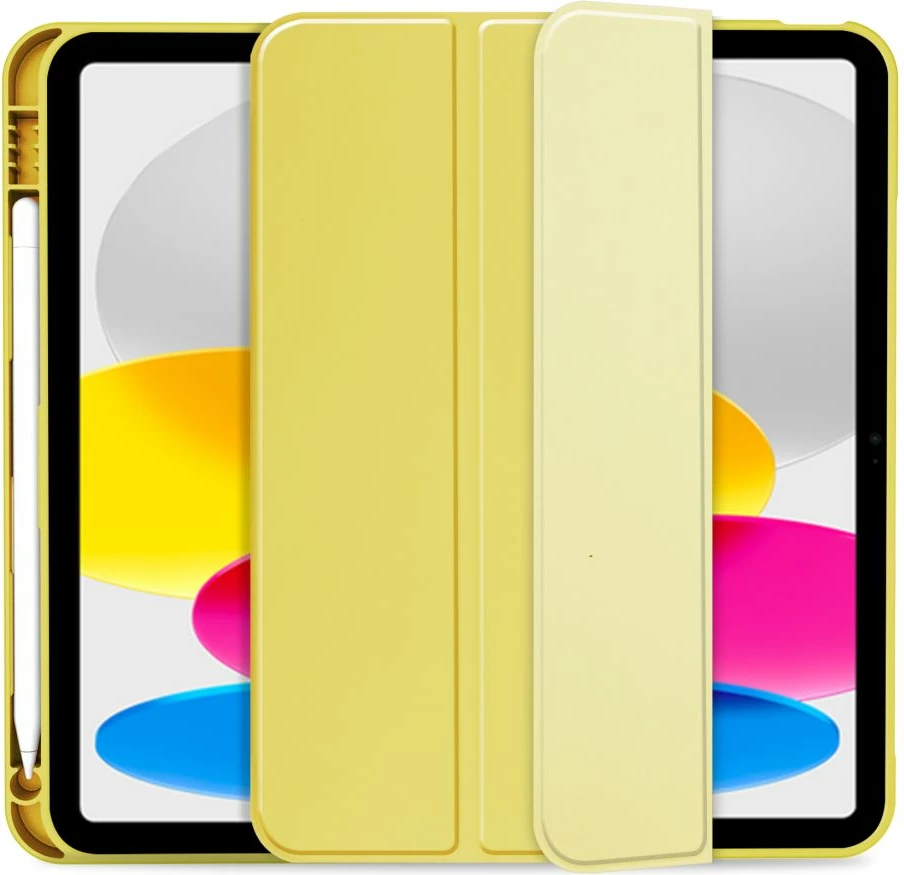 Mbështjellës Tech-Protect SC Pen për iPad 10.9" (2022), Silikon, e verdhë
