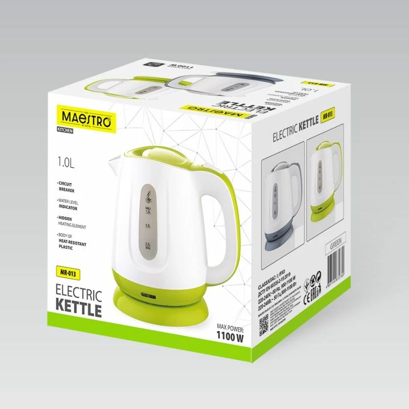 çajnik elektrik MAESTRO MR-013, i gjelbër