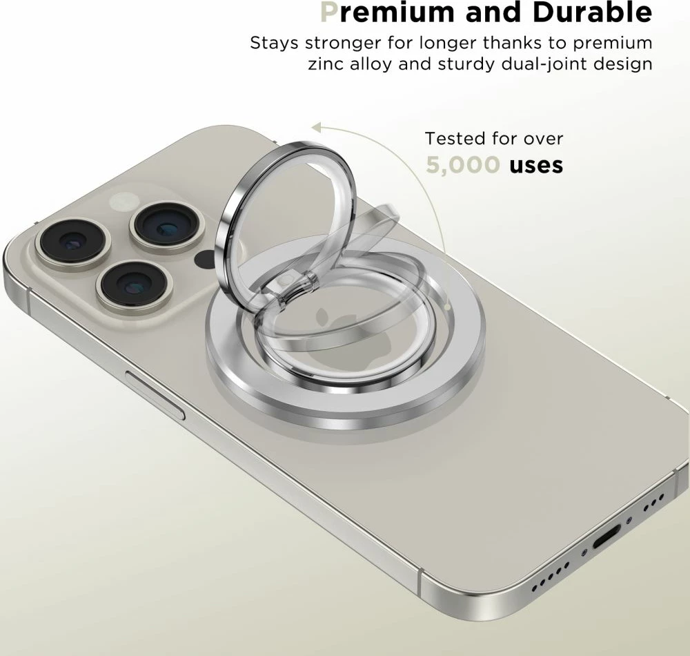 Mbajtës magnetik Tech-Protect MMR300 me MagSafe, për smartphone, Argjend