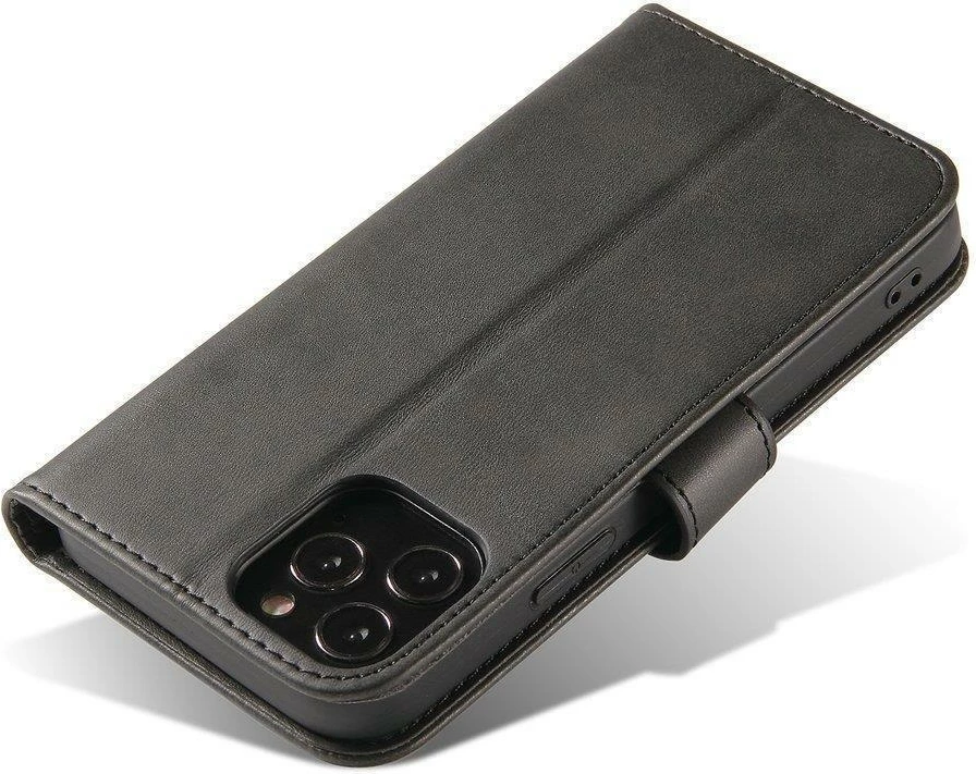 Mbështjellës Hurtel Magnet Case për Honor Magic4 Pro, me kapak, funksion qëndrimi, i zi