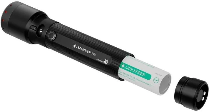 Elektrik dore Ledlenser P7R, LED, 80 orë, IP68, i zi