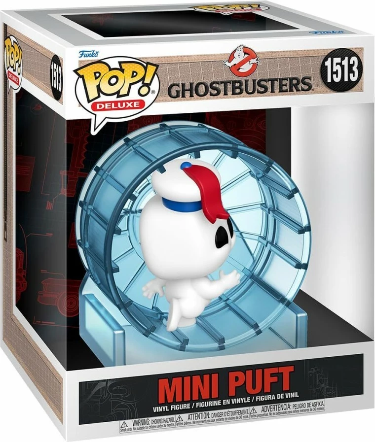 Figurinë vinyl Funko Pop! Deluxe Ghostbusters Mini Puft "On Hamster Wheel" #1513
