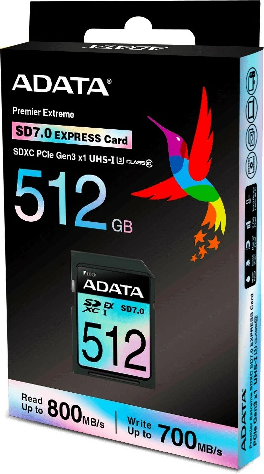 Kartë memorie ADATA SDXC Premier Extreme 512GB, e zezë