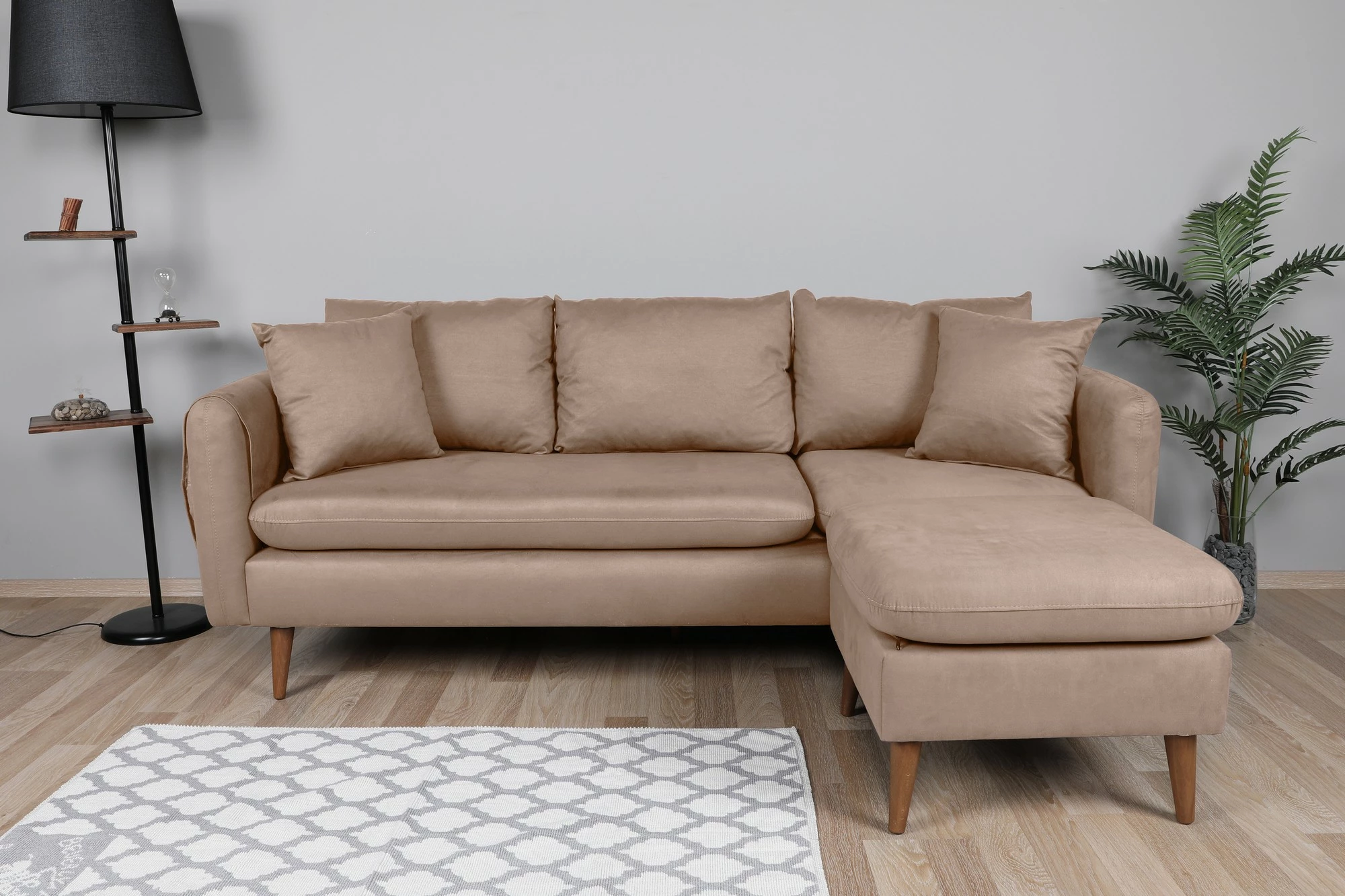 Këndare Atelier del Sofa, Sofia Corner Right, ngjyrë Rock