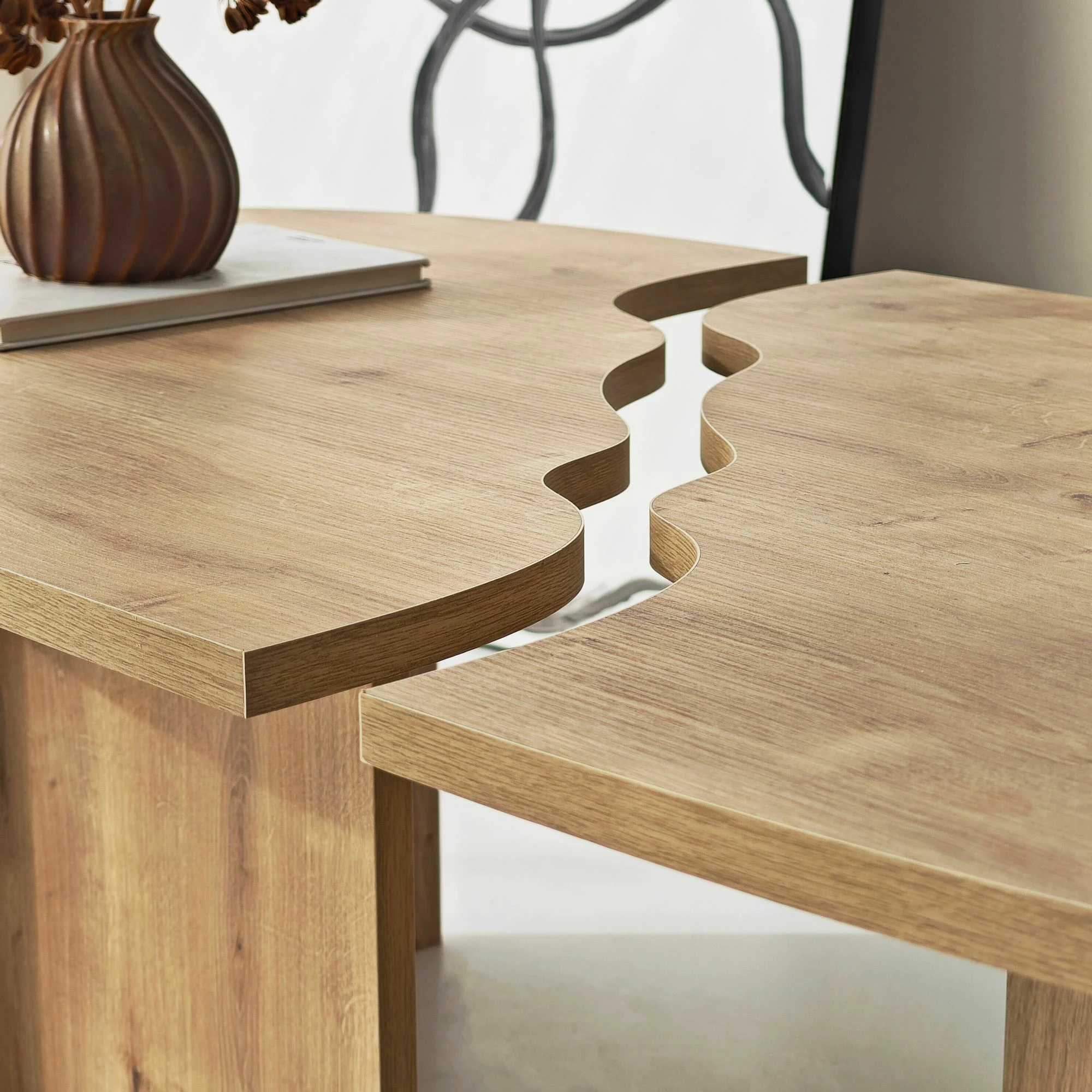 Tavolinë kafeje Skye Decor, ngjyrë lisi Sapphire Oak