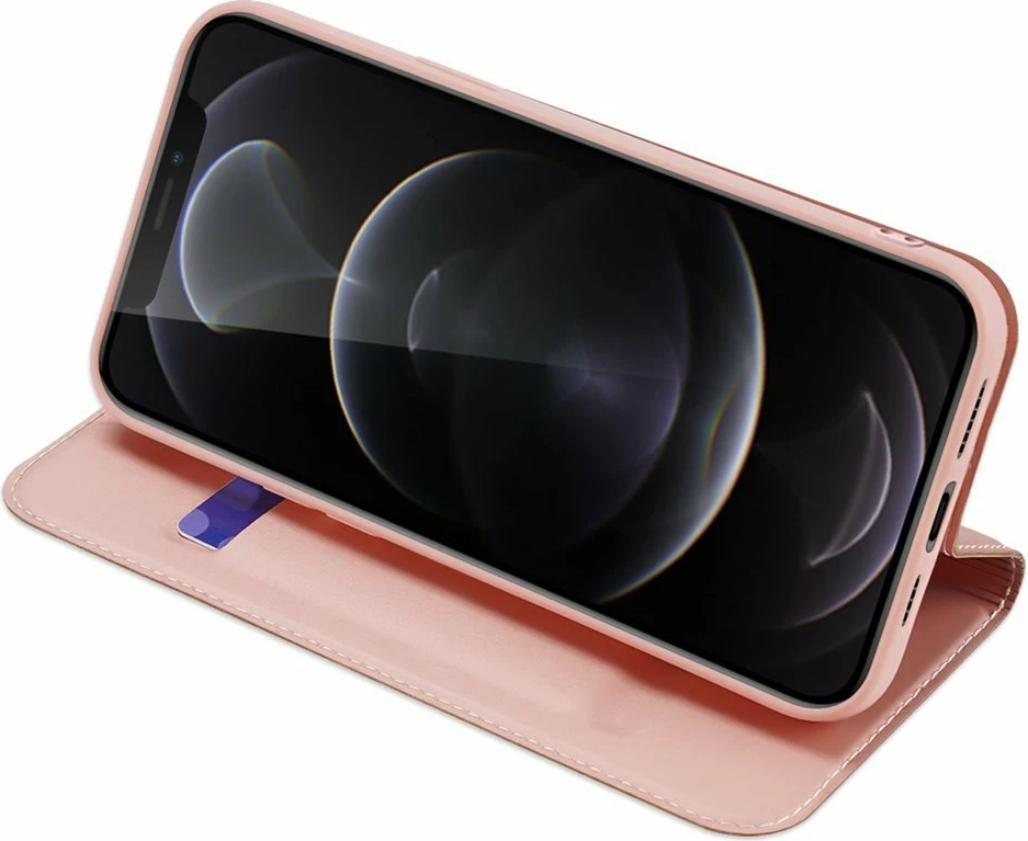 Mbështjellës Dux Ducis Skin Pro Bookcase për iPhone 13 Pro Max, rozë