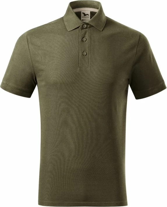 Polo maicë Malfini për meshkuj, ngjyrë kafe