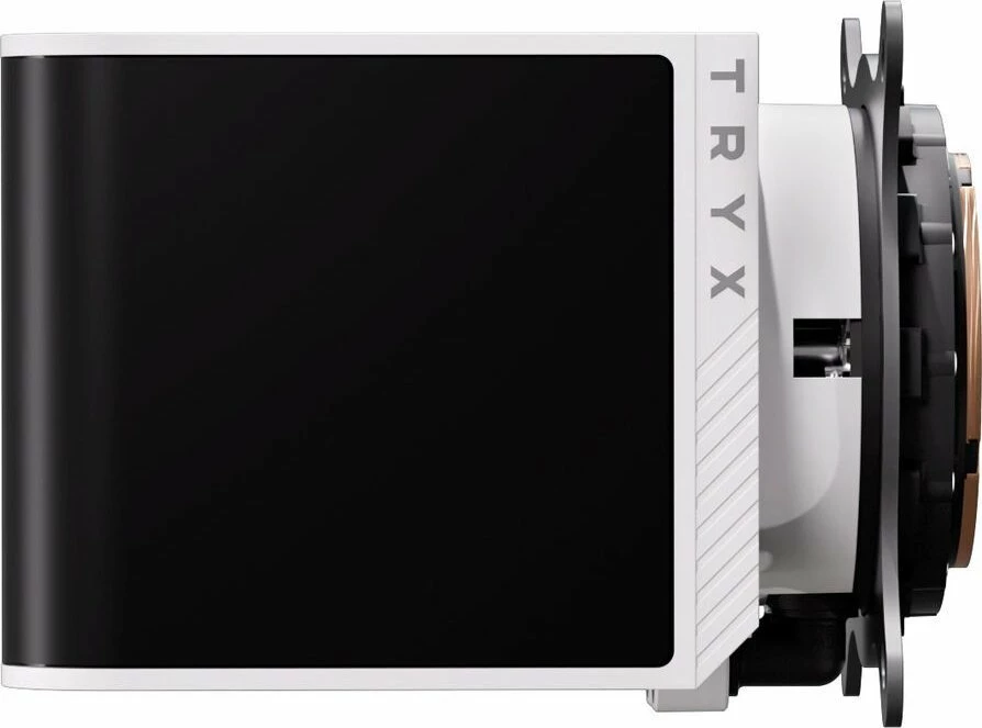 Ftohës uji AiO për CPU TRYX Panorama SE ARGB 360 (L-P360L-AM3M-G0W), 3x120mm PWM, ekran 3D AMOLED 2K 60Hz, e bardhë