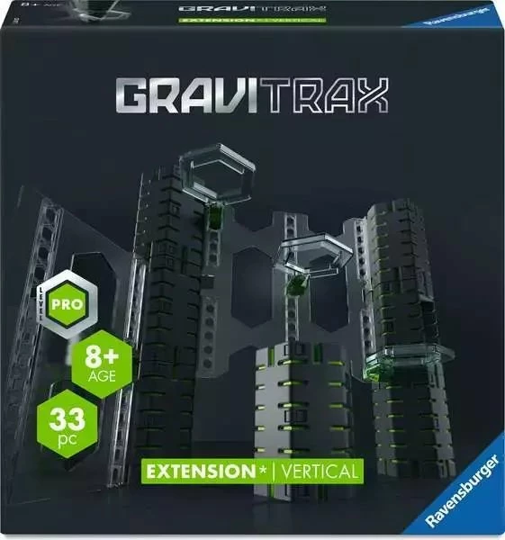 Set zgjerues Ravensburger GraviTrax PRO Vertical Expansion Set 268160, 33 copë