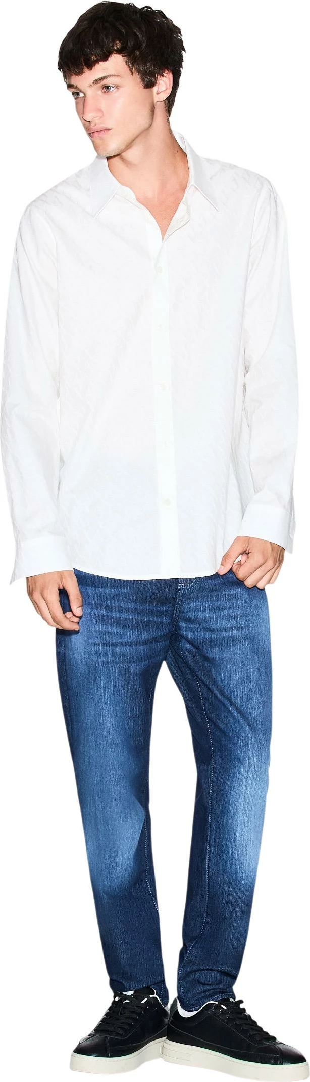 Këmishë për meshkuj Armani Exchange XM001587 AF16631, e bardhë [Madhësia: S]
