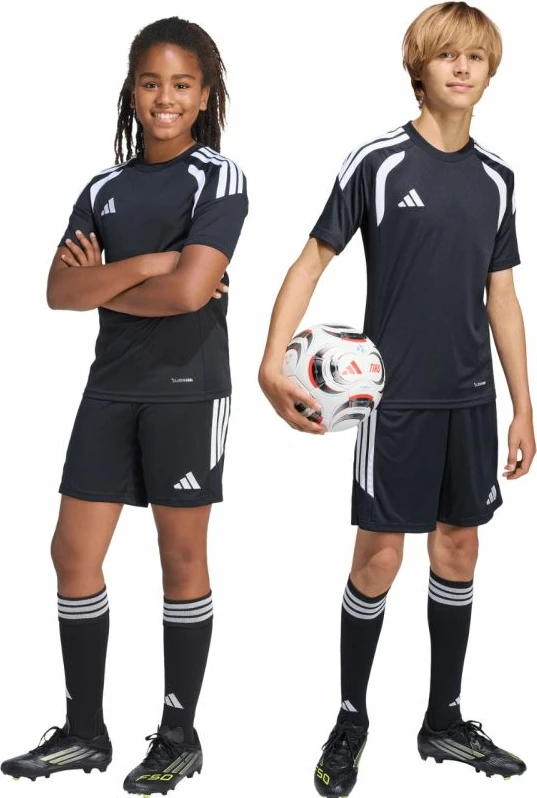Shorce për fëmijë adidas, të zeza [Madhësia: 140 cm]