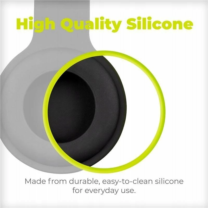 Mbajtëse AirTag me zinxhir çelësash Mobile Origin FRL-ATKC-BLK, silikon, 90x38 mm, e zezë