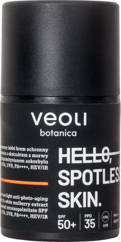 Krem për fytyrë me SPF Veoli Botanica Hello Spotless Skin, 50ml