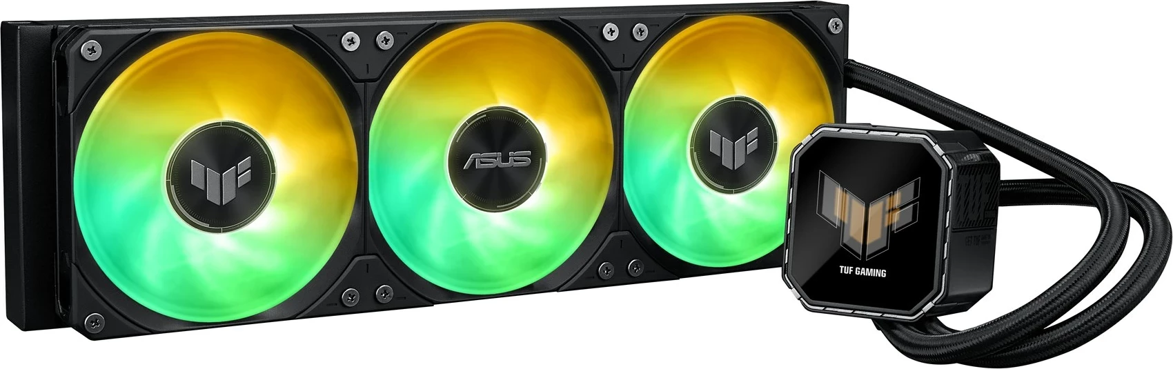 Ftohës uji all-in-one ASUS TUF Gaming LC III 360 ARGB LCD, 3x12 cm, i zi