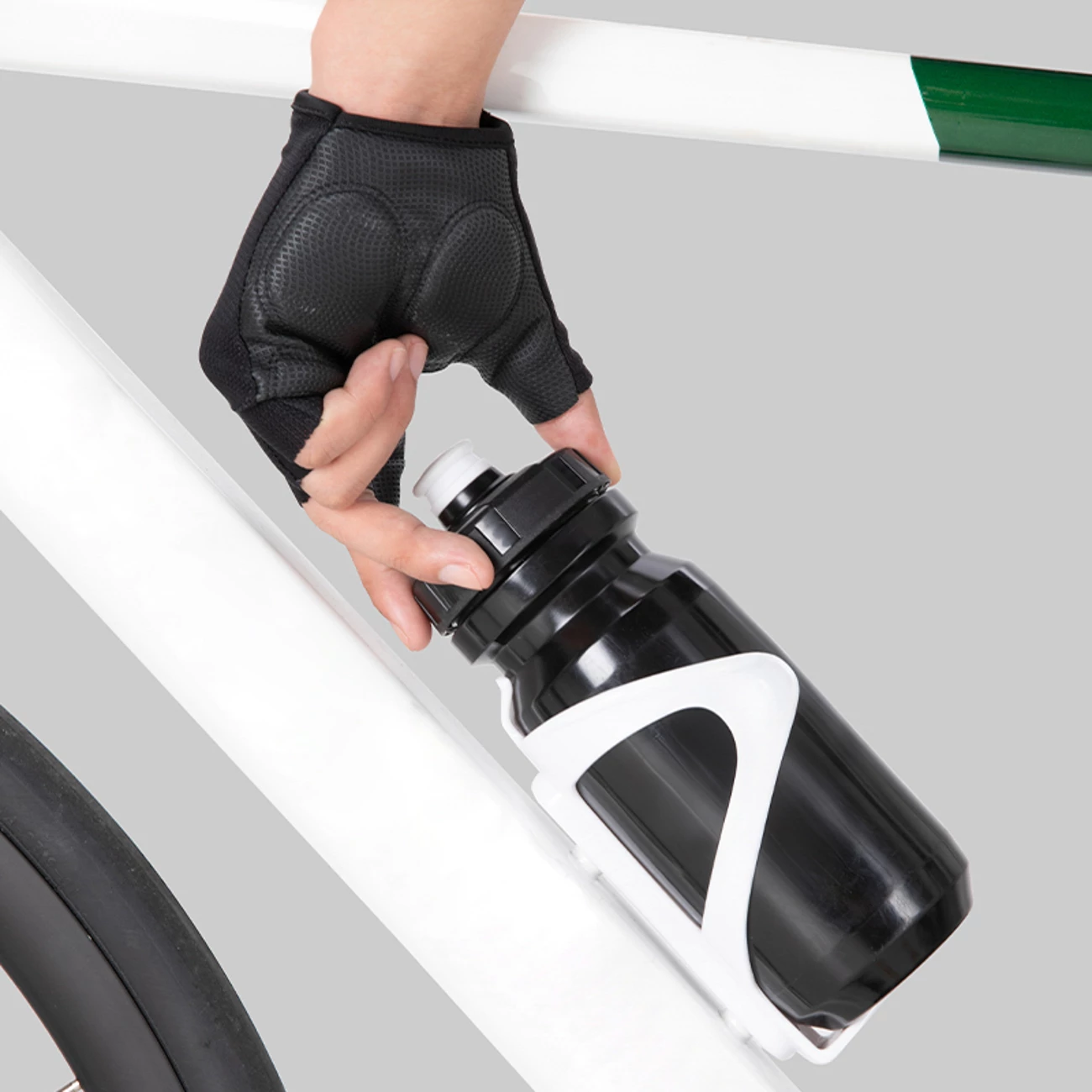 doreza biçiklete Wozinsky WRR-01L, madhësia L, anti-slip, të ajrosshme, ngjyrë e zezë