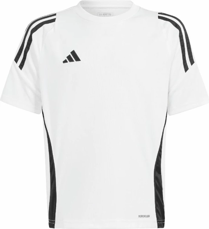 Fanellë futbolli për fëmijë adidas Tiro 24, e bardhë me të zeza [Madhësia: 164 cm]