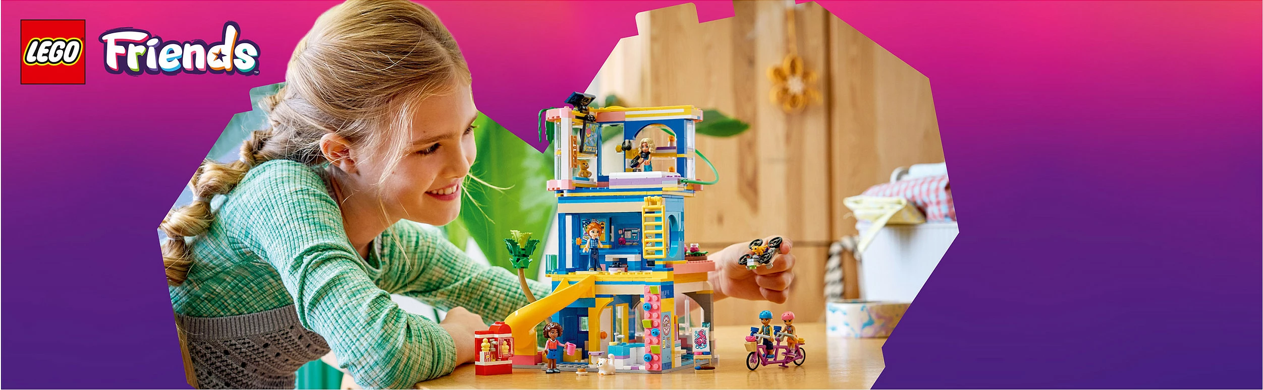 Set ndërtimi LEGO Friends Heartlake City Friends Club House 42689, 794 pjesë, 8+, shumëngjyrësh