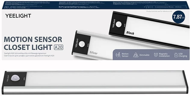 Llambë për dollap Yeelight YLCG002, 20cm, 2700K, argjendtë