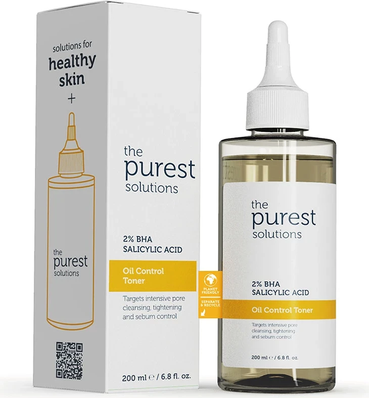 Tonik për fytyrë The Purest Solutions Acid Salicilik + BHA 2%, 200 ml