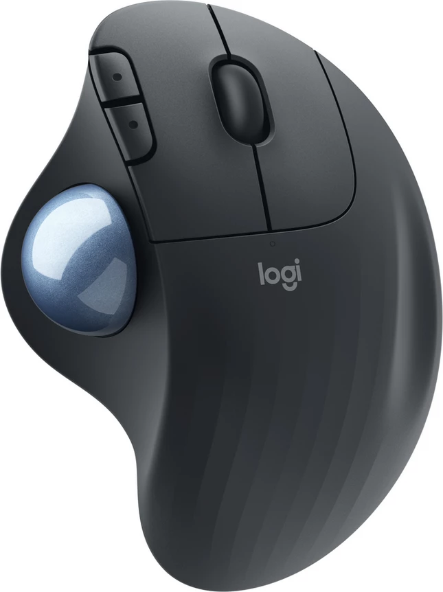 Maus Logitech M575 Ergo Business 910-006221, trackball ergonomik, wireless me Bluetooth/USB, i zi