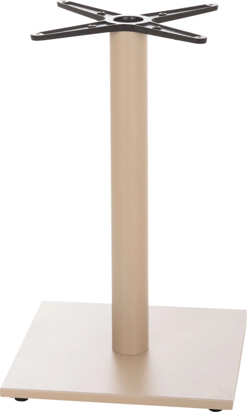 Këmbë tavoline alumini, ngjyrë kapuçino, FH475.25, 46x46x72cm