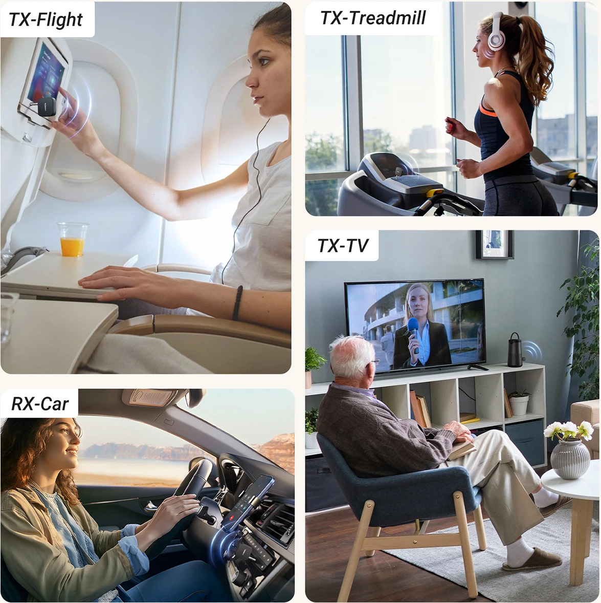 Transmetues/pranues Bluetooth Ugreen CM667 35223, Bluetooth 5.2, 300 mAh, i zi