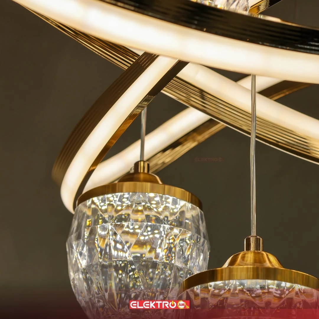 Abazhure led i varur me kristale 1680-4 GD