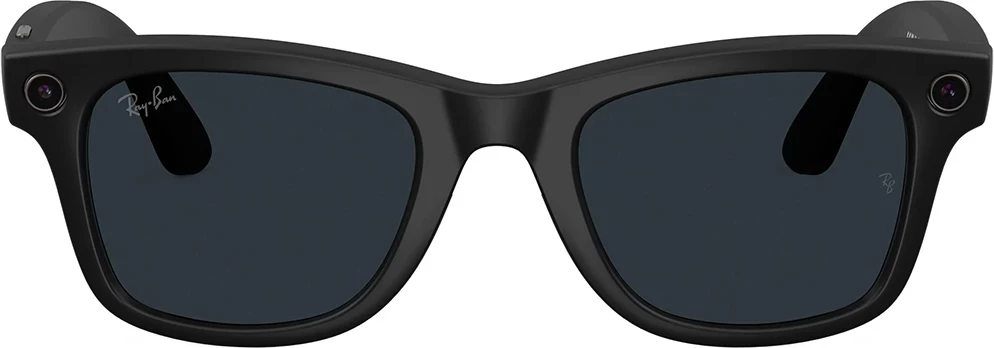 Syze smart Ray-Ban Meta Wayfarer Gen 2 RW4012 32GB 12MP 155-53 Large, Matte Black / Transitions Grey