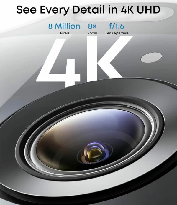 Sistem kamerash sigurie Anker Eufy Security SoloCam E42 4K, HomeBase 3, 2 panele solare, set 2 kamera, e bardhë