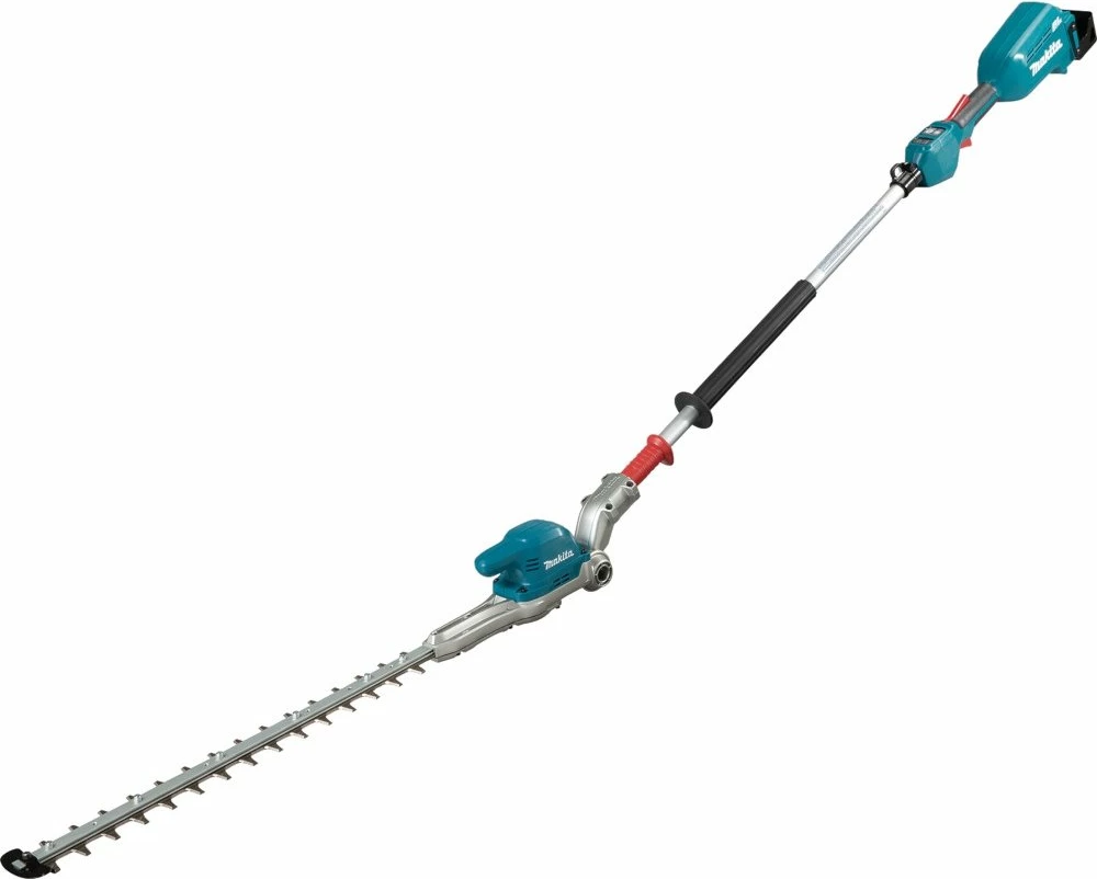 Gërshërë teleskopike për gardh Makita DUN500WZ 18V LXT, teh 50 cm, brushless, pa bateri/karikues, blu-jeshile