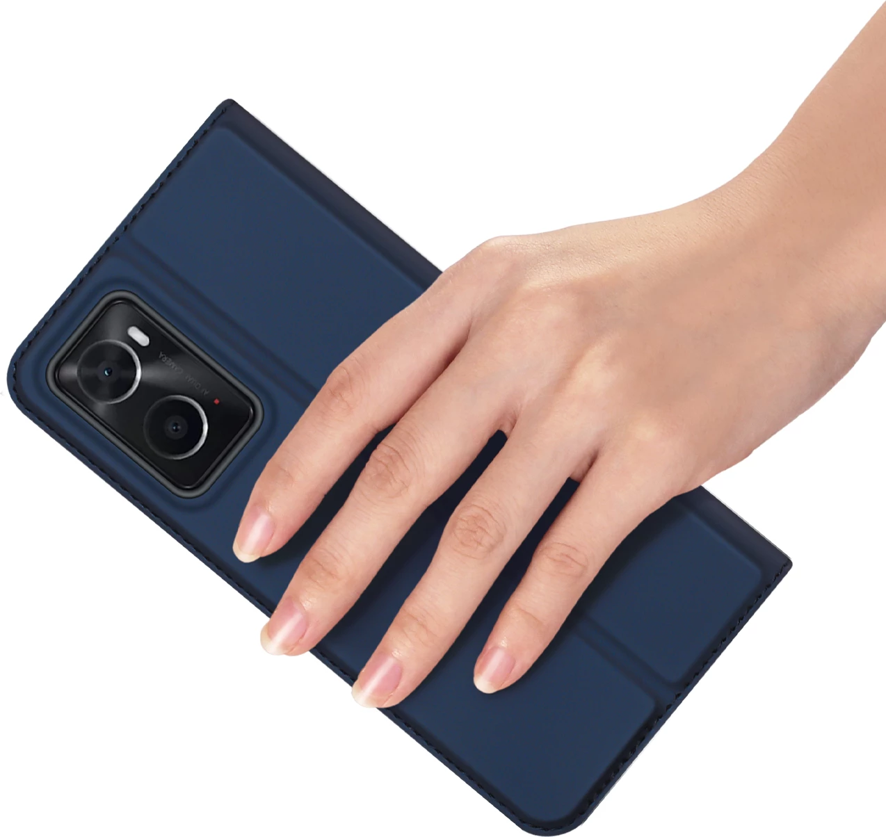 Mbështjellës Dux Ducis Skin Pro për Realme 9i / Oppo A36, me kapak, Blu