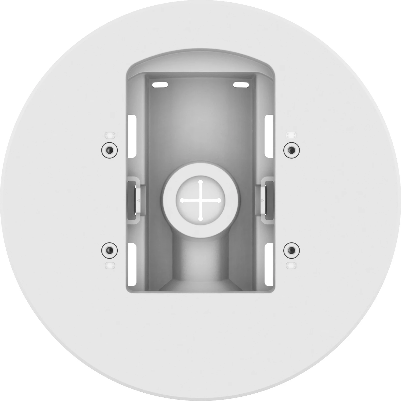 Mbajtëse Hanwha SBD-180PMW për kamera rrjeti, 18.7 cm, alumini/plastik, e bardhë