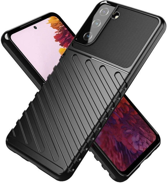 Mbështjellës Hurtel Thunder Case për Samsung Galaxy S22+, i zi