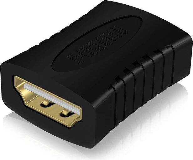 Adapter HDMI ICY BOX IB-CB005, femër-në-femër, 4K, i zi