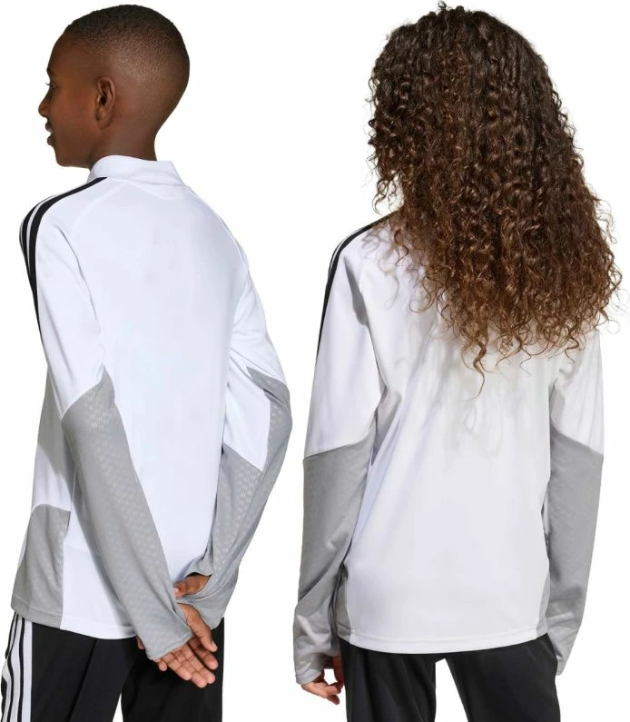 Maicë trajnimi për fëmijë adidas, bardhë-gri [Madhësia: 140 cm]