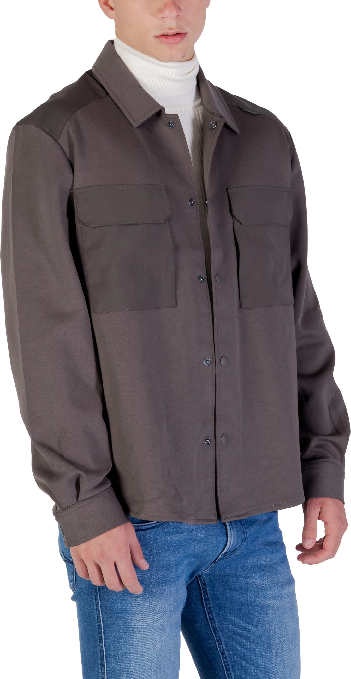 Këmishë për meshkuj Antony Morato MMSL00771-FA150168, e gjelbër e errët [Madhësia: XXL]