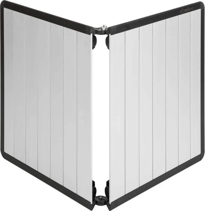 Tavolinë kampingu BRUNNER Dinemic 4 0406053N, me palosje, këmbë të rregullueshme, alumin, gri/zi