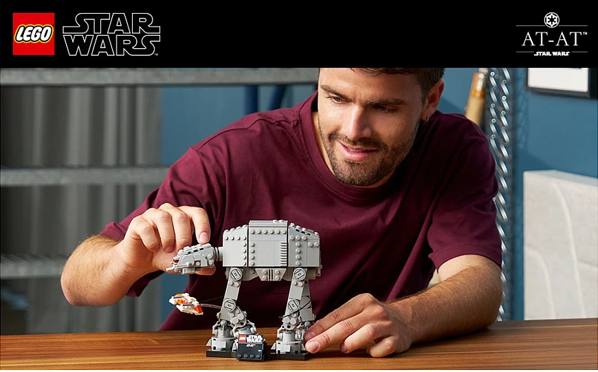 Set ndërtimi LEGO Star Wars AT-AT 75440, 525 copë, 18+, shumëngjyrësh