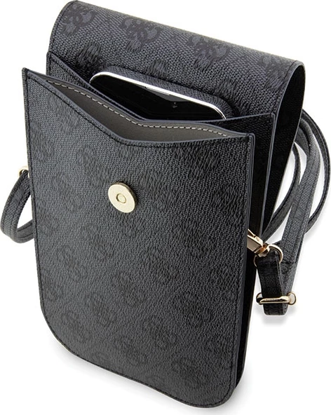 Çantë për telefon Guess 4G Stripes, GUE002887-0, e zezë